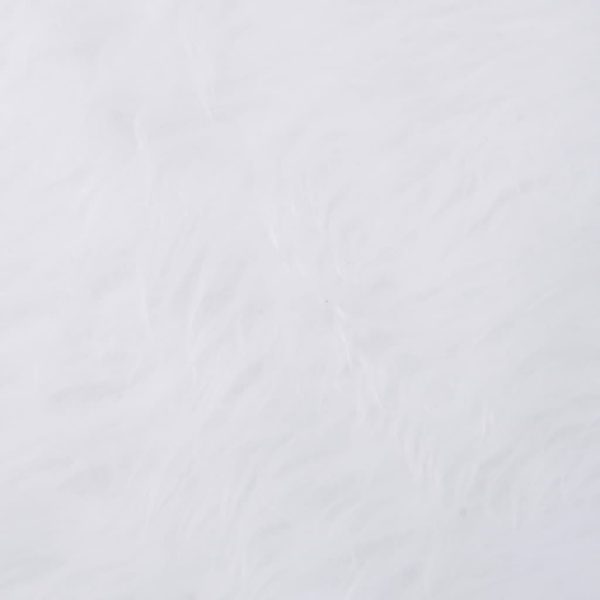 Christmas Tree Skirt White Faux Fur – 122 cm