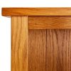 Bookcase Solid Oak Wood – 45x22x140 cm