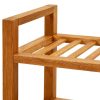Shoe Rack with Solid Oak Wood – 50x27x60 cm