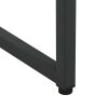 Sideboard 105x35x75 cm Steel – Black
