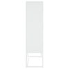 Highboard 80x35x135 cm Steel – White