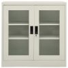 Office Cabinet Steel – 90x40x90 cm, Light Grey