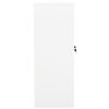 Office Cabinet Steel – 90x40x105 cm, White
