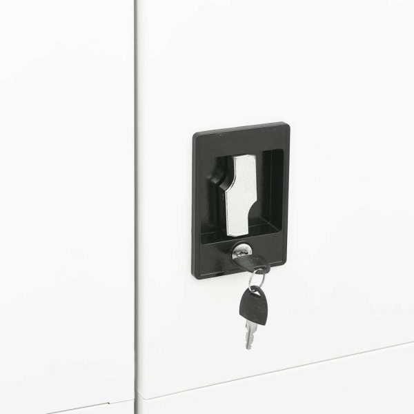 Locker Cabinet 90x40x180 cm Steel – White