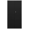 Locker Cabinet 90x40x180 cm Steel – Black
