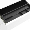 Mobile File Cabinet 39x45x60 cm Steel – White