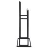 Freestanding Towel Rack Iron – 48x24x78.5 cm, Black