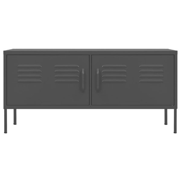 Hermosa TV Cabinet 105x35x50 cm Steel – Anthracite