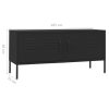 Hermosa TV Cabinet 105x35x50 cm Steel – Black