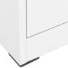 Filing Cabinet Steel – 46x62x102.5 cm, White