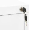 Filing Cabinet Steel – 46x62x102.5 cm, White