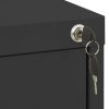 Filing Cabinet Steel – 46x62x102.5 cm, Anthracite