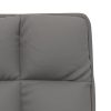 Leisure Chair with Metal Frame Velvet – Light Grey