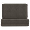 Folding Floor Chair Fabric – Dark Grey