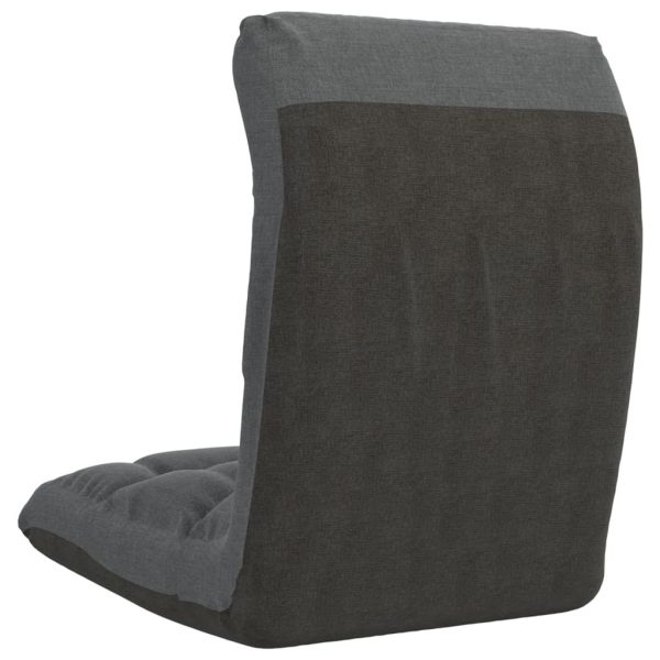 Folding Floor Chair Fabric – Light Grey