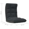 Folding Floor Chair Fabric – Black
