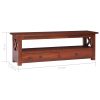 Oglethorpe TV Cabinet Brown Solid Mahogany Wood – 115x30x40 cm