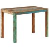 Dining Table – 110x60x76 cm, Solid Reclaimed Wood