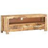 Galveston TV Cabinet 110x30x40 cm – Rough Mango Wood