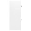 Saddle Cabinet 53x53x140 cm Steel – White