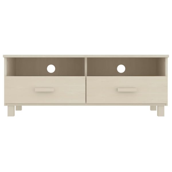 Cobar TV Cabinet Honey 106x40x40 cm Solid Wood Pine – Honey Brown