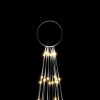 Christmas Tree on Flagpole Warm White LEDs – 500×160 cm, Straight shaped LED lights