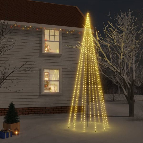 Christmas Tree with Spike LEDs – 500×160 cm, Warm White