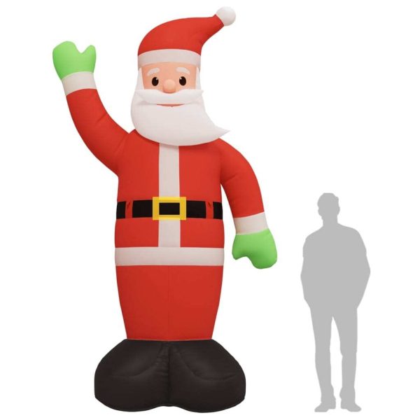 Christmas Inflatable Santa Claus with LEDs – 370 cm