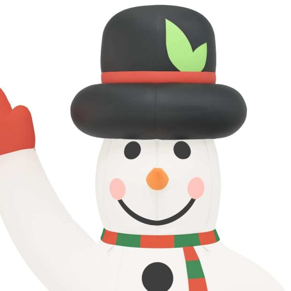 Christmas Inflatable Snowman with LEDs – 370 cm