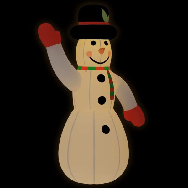 Christmas Inflatable Snowman with LEDs – 455 cm