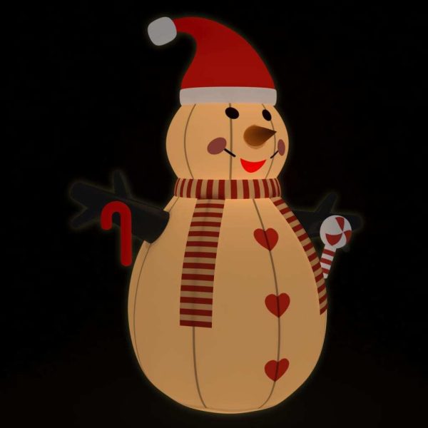 Inflatable Snowman with LEDs – 250 cm