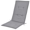 Garden Chair Cushions 4 pcs Grey 120x50x3 cm