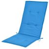 Garden Chair Cushions 2 pcs Blue 120x50x3 cm