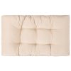 Pallet Cushions 3 pcs Sand Polyester