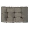 Pallet Cushions 2 pcs Grey Polyester