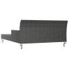 2-Person Garden Sun Bed with Cushions Poly Rattan – Black