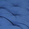 Pallet Floor Cushion Cotton 120x40x7 cm Light Blue