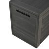 Garden Storage Box Anthracite 116x44x55 cm
