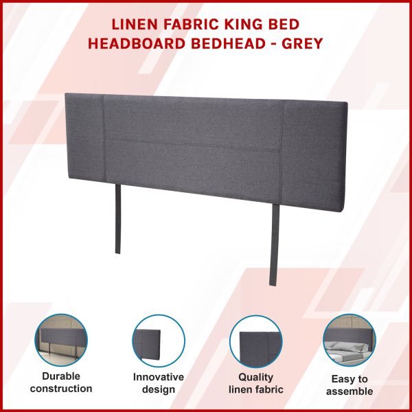 Linen Fabric Bed Headboard Bedhead