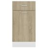 Drawer Bottom Cabinet Sonoma Oak 40x46x81.5 cm Chipboard