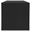 Coffee Table Black 100x40x40 cm Chipboard
