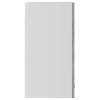 Hanging Glass Cabinet Concrete Grey 60x31x60 cm Chipboard