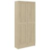 Book Cabinet Engineered Wood – 82.5×30.5×185.5 cm, Sonoma oak