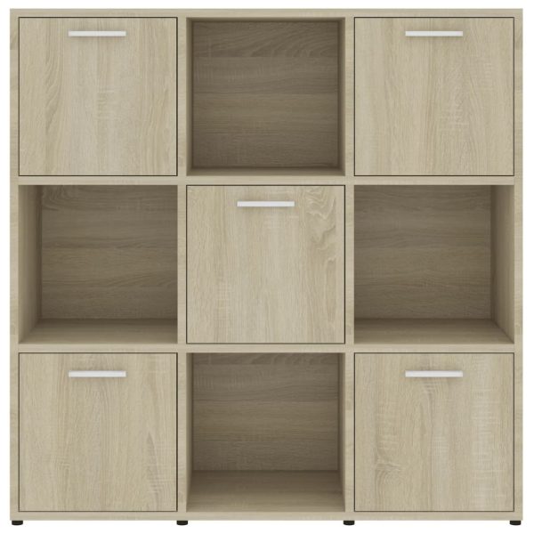 Book Cabinet 90x30x90 cm Engineered Wood – Sonoma oak
