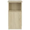 Arvada Side Table 36x30x56 cm Engineered Wood – Sonoma oak