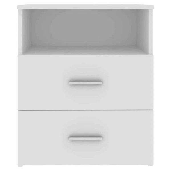 Cutler Bed Cabinet 50x32x60 cm – White, 2