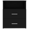 Cutler Bed Cabinet 50x32x60 cm – Black, 2