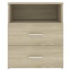 Cutler Bed Cabinet 50x32x60 cm – Sonoma oak, 2