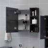 Bathroom Mirror Cabinet 62.5×20.5×64 cm Engineered Wood – Grey