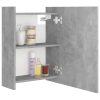 Bathroom Mirror Cabinet 62.5×20.5×64 cm Engineered Wood – Concrete Grey